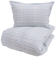 Turiform sengetøj - 100% bomulds sengesæt - 140x200 cm - Lyra blå - Vendbart sengetøj